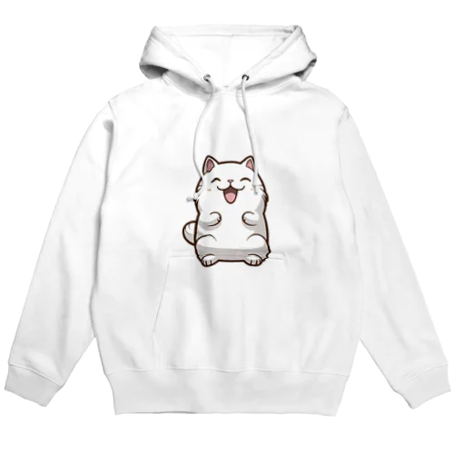 満面の笑みを浮かべる猫ちゃん Hoodie