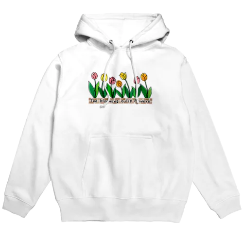 The blooming tulip flowers Hoodie