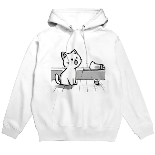 【ラインイラスト】うわぁ～にゃんこ Hoodie