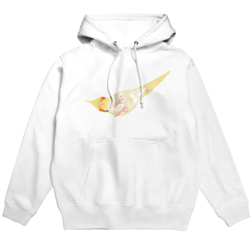 下からオカメインコ　ルチノー Hoodie