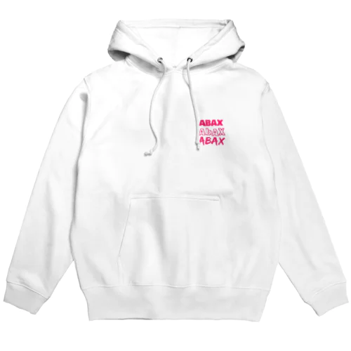 ABAX DIAMOND co. ピンク3name Hoodie