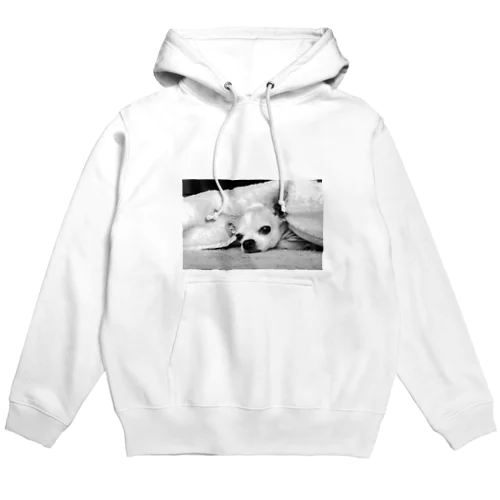 モノクロチワワ（アンニュイ1） Hoodie