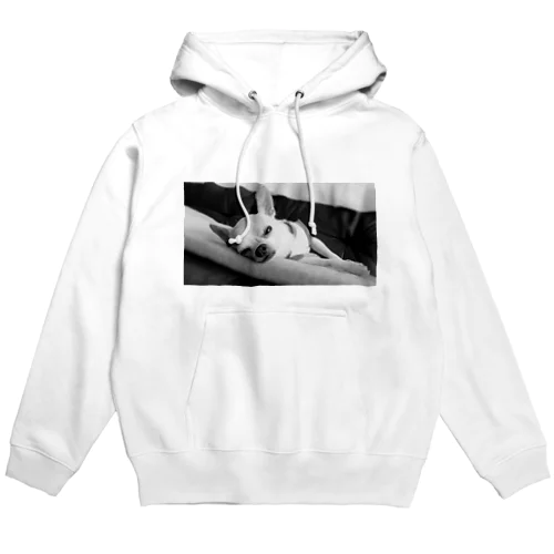 モノクロチワワ（アンニュイ2） Hoodie