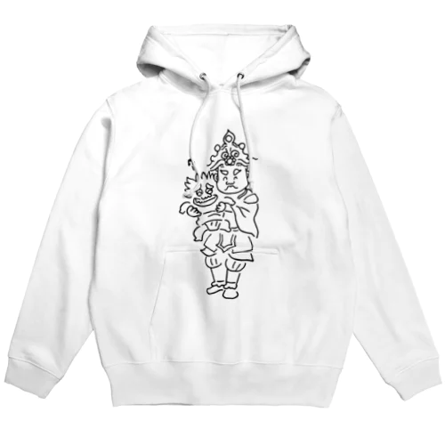 餓鬼を可愛がる毘沙門天様 Hoodie