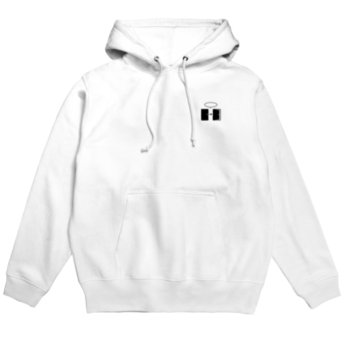 オープンザドア（黒イラスト小） Hoodie