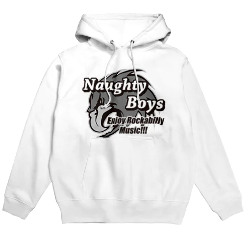 Naughty Boys モノクロキャラ Hoodie