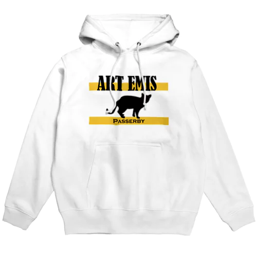 ART EMIS (白/黒) Hoodie