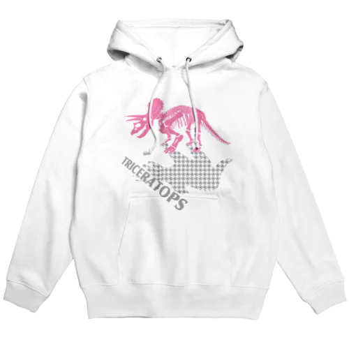 ピンクトリケラトプス Hoodie