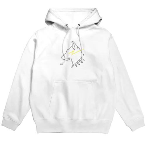 MMC-inu White Hoodie