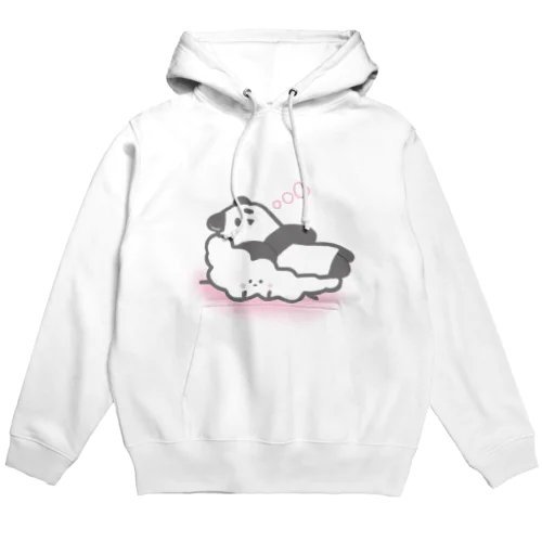 のんびりしたいぱんだしゃんともくもくわたあめ Hoodie