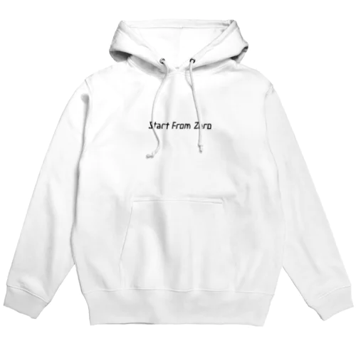 Start From Zero(White) Hoodie