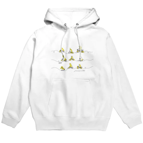 前みて！前！！（シンプルver） Hoodie