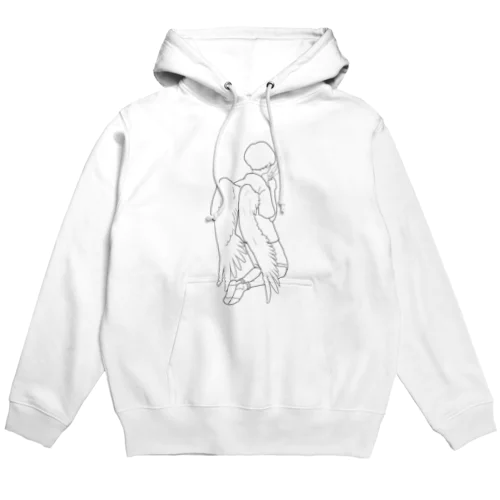 あ、羽根抜けた Hoodie