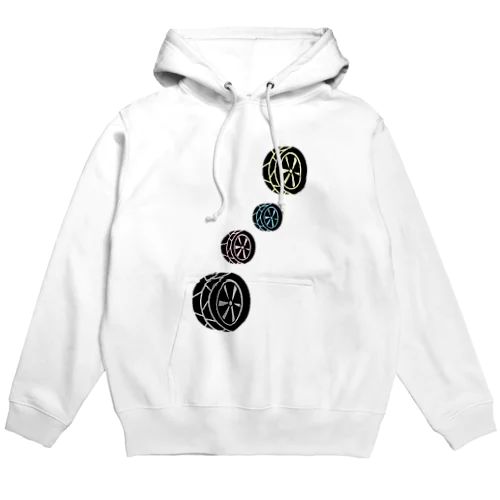 ★タイヤ柄パーカー★　メンズ・レディース・キッズ　車 Hoodie