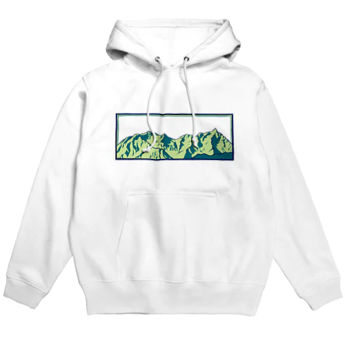 槍穂高連峰B Hoodie