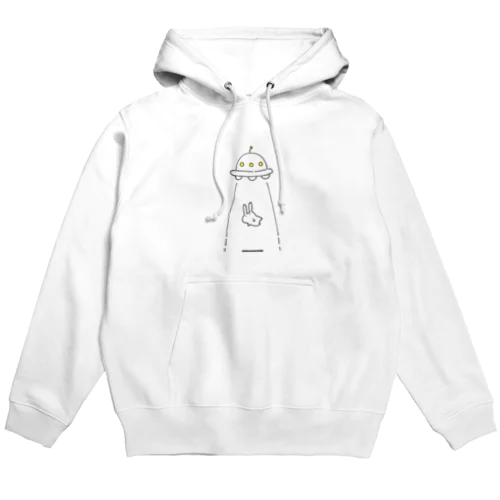 UFOにつれてかれるうさぎ Hoodie