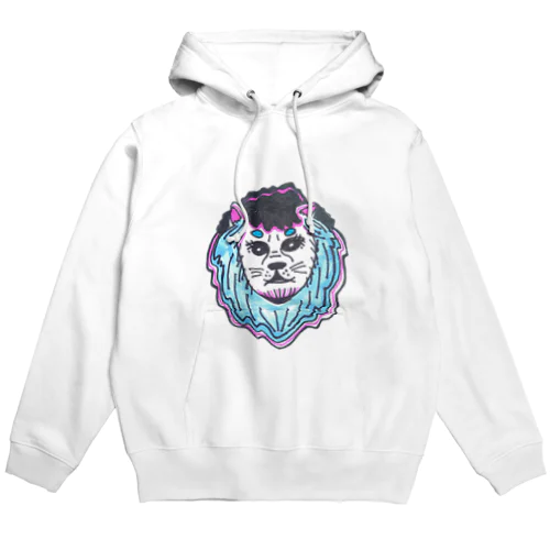 Lion Blue ライオンブルー Hoodie