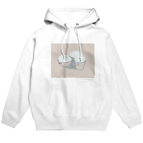 ﾌﾜﾌﾜ帽子の絵 Hoodie