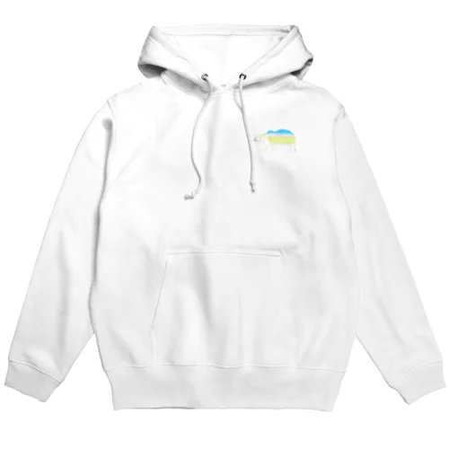 桜と菜花の文様 × ホッキョクグマ Hoodie