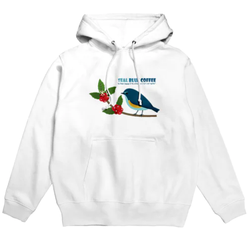 Teal Blue Bird Hoodie