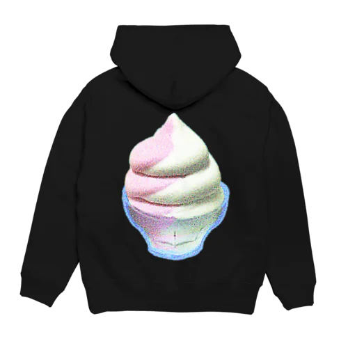 ソフトクリーム（ストロベリーとバニラ）_220904 Hoodie