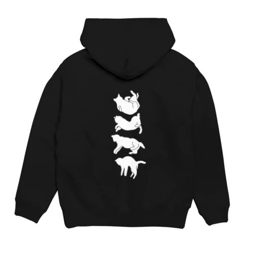 無重力猫（背面印刷・文字なし） Hoodie