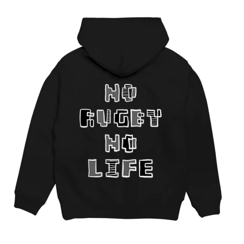 ノーラグビーノーライフ Hoodie