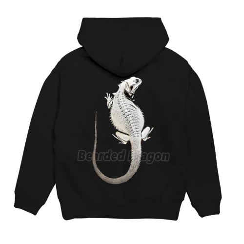 フトアゴヒゲトカゲ（フルカラー） Hoodie