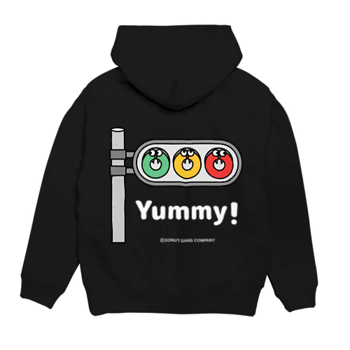 ドーナツ信号機（白ロゴ）  Hoodie