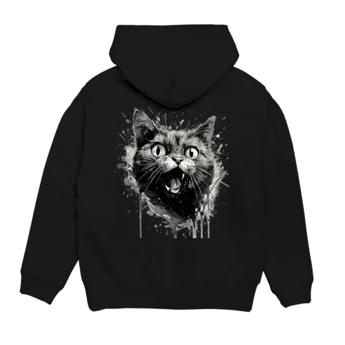 うみねこ　化け猫　白黒 Hoodie