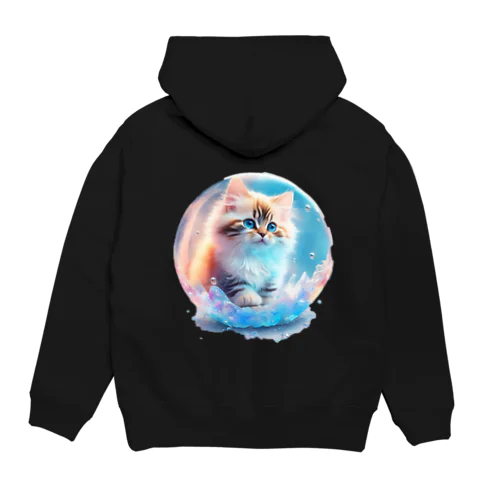 しゃぼんねこb Hoodie