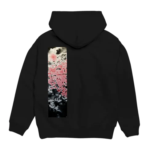 墨桜背面 Hoodie