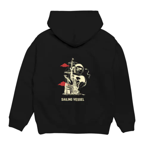 天空に航海する帆船 Hoodie