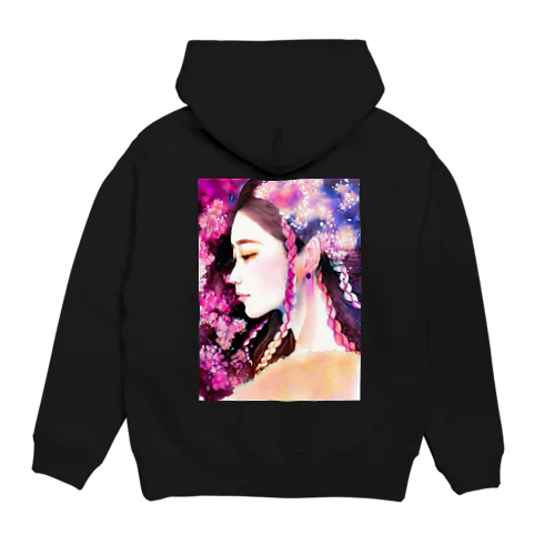 桃色の華 Hoodie