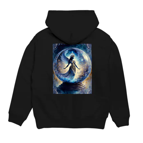 水晶玉の中の女神様 Hoodie