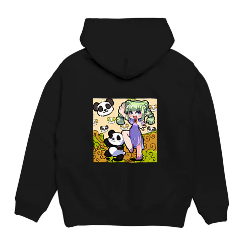 パンダと中華娘 Hoodie