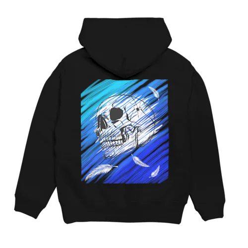 頭蓋骨アレンジ Hoodie