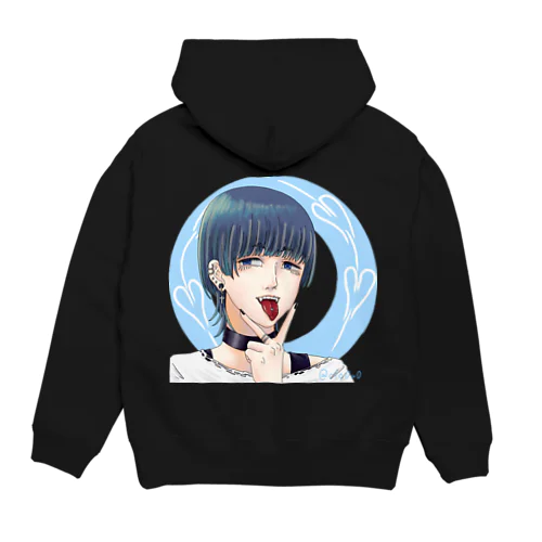 サブカル男子スカイブルー Hoodie