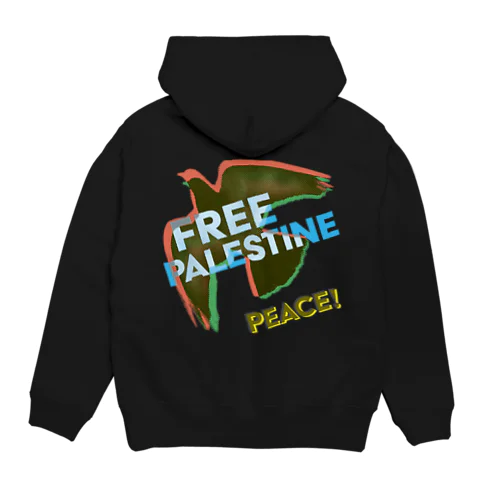 【パレスチナ連帯】PEACE パーカー