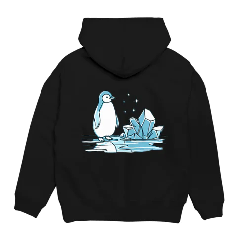 ペンギンと氷塊 Hoodie