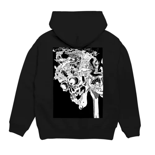 がしゃどくろと百鬼夜行 Hoodie