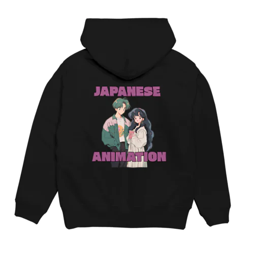 レトロアニメ Hoodie