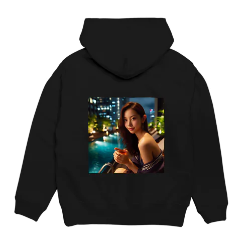 ナイトプール美女 Hoodie