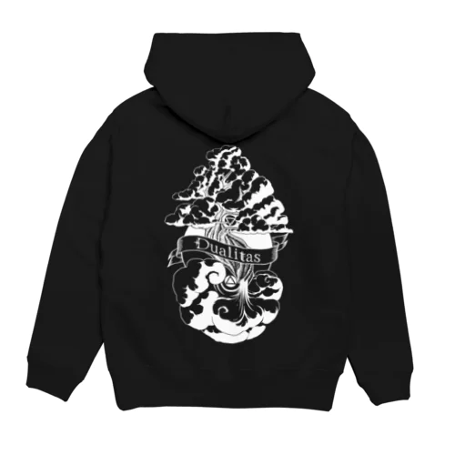 霊峰紋WHITE Hoodie