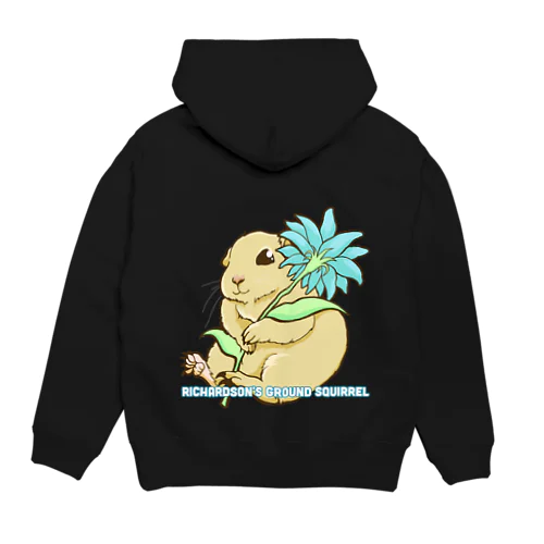 リチャードソンジリスと一輪の花 Hoodie