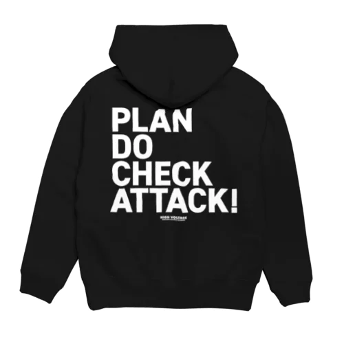 PDCA 黒 Hoodie