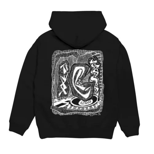 kw_04w_縄文 Hoodie