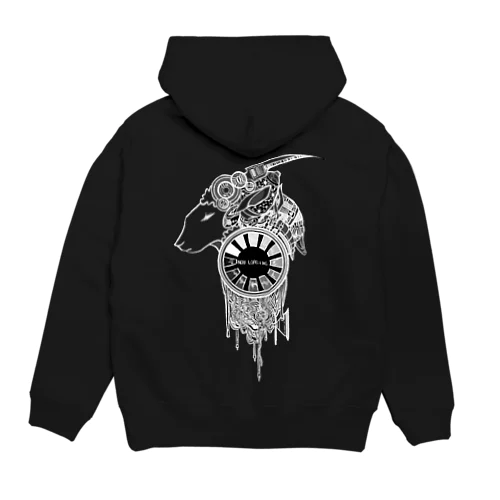 夢羊  黒 Hoodie