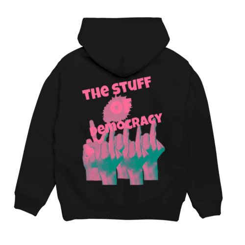 The  stuff of democracy パンク パーカー Hoodie