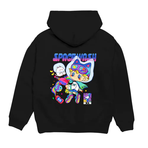 スペースウォッシュ～黒地用～ Hoodie